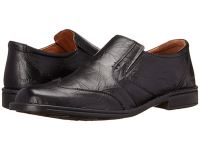 UK Josef Seibel Euro Loafers for Men - Douglas - Bozen Black On Sale